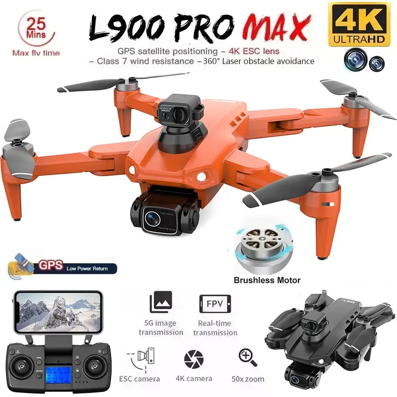 Drone Lidar - L900 Pro MAX GPS Drone 4K