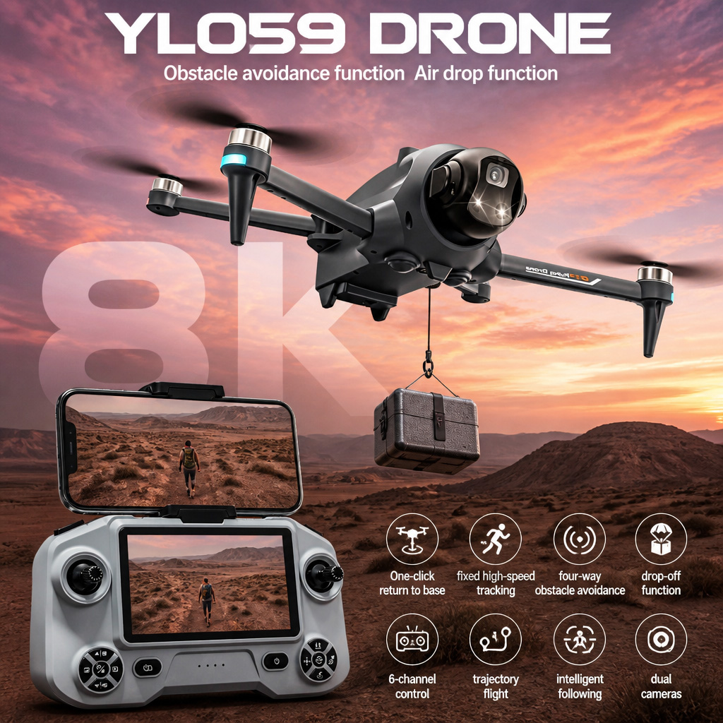 Drone Multispectral - Potensic Drone GPS Auto Return Obstacle
