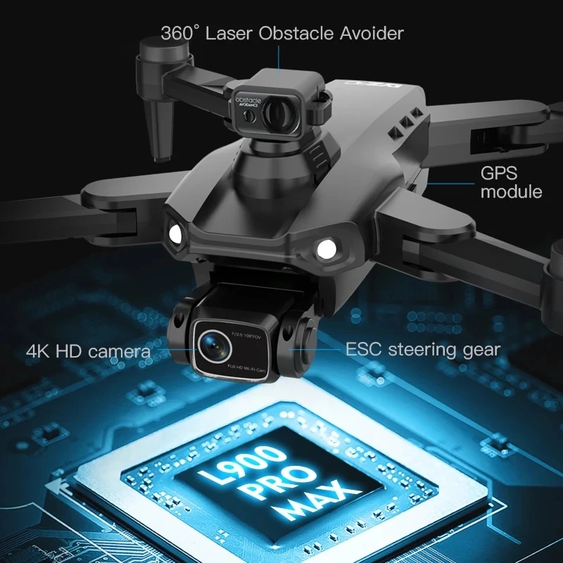 L900 Pro MAX GPS Drone 4K Prof - огляд і ціна Drone Lidar