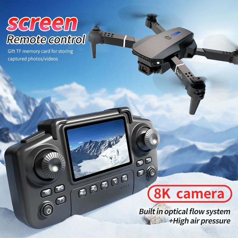 Professional E88 PRO Drone wit - огляд і ціна Drone Lidar