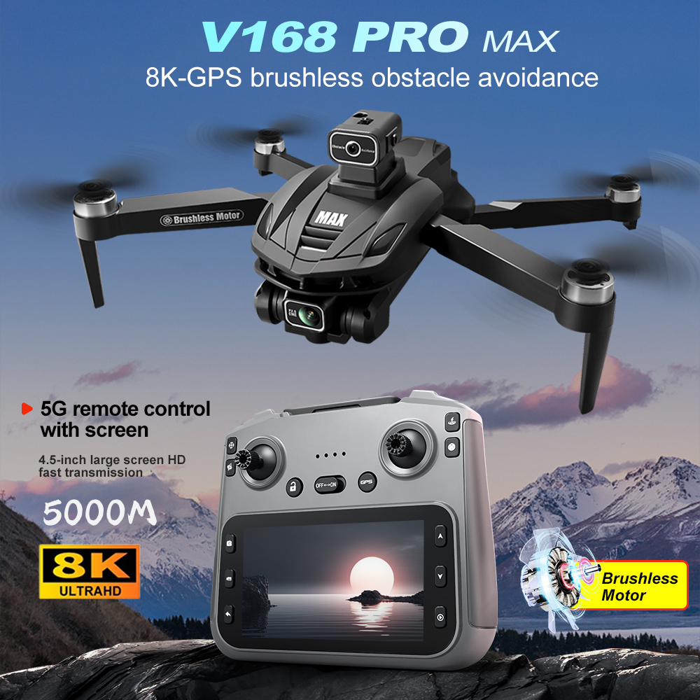 V168 PRO Max GPS Drone 8K Prof - огляд і ціна Drone Multispectral